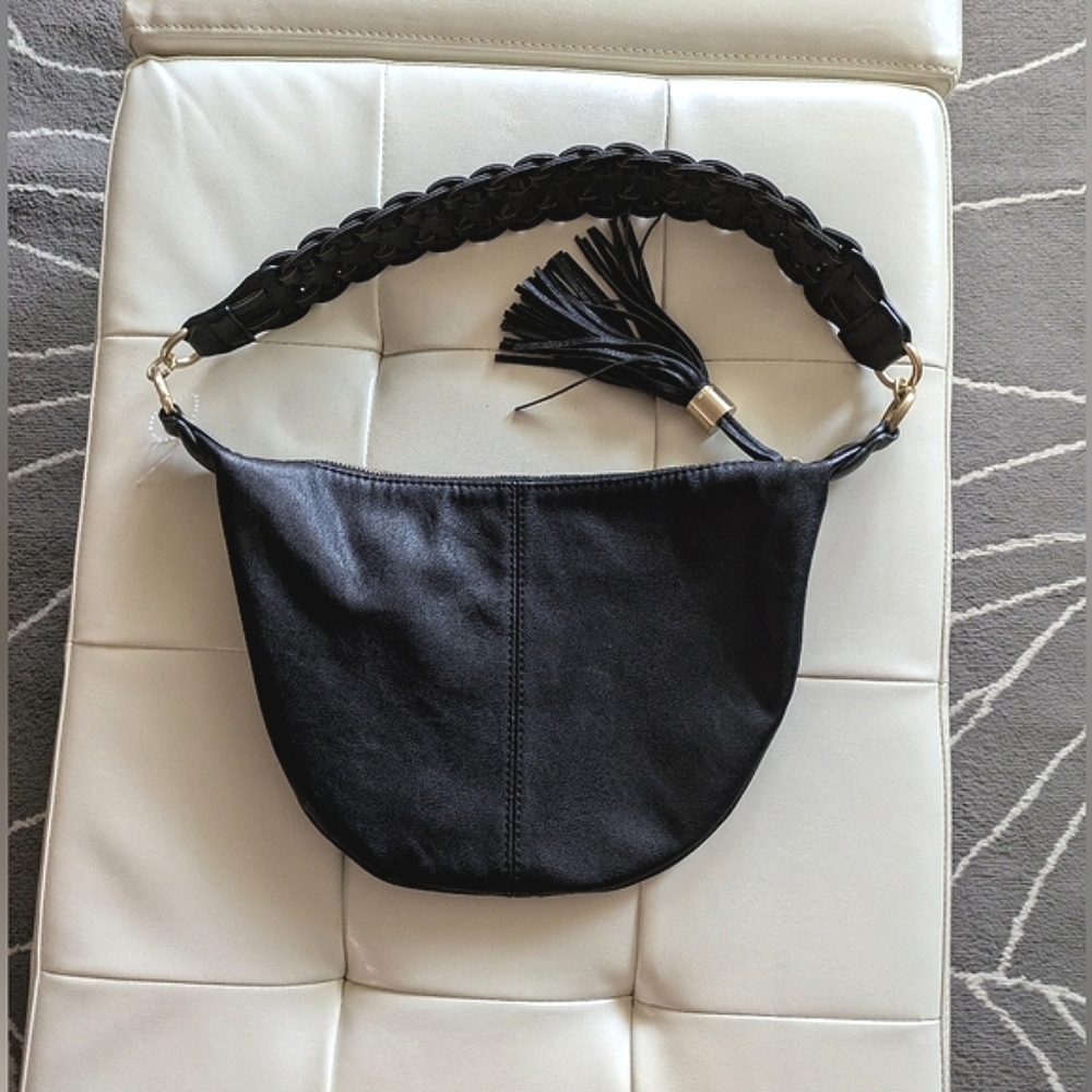 NWOT Nine West Black Tassel Hobo /shoulder